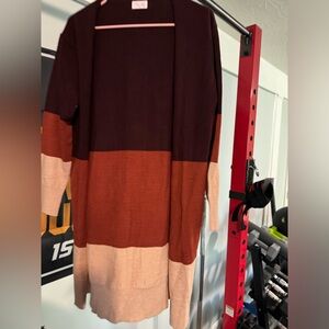 Pink Lily colorblock sweater.